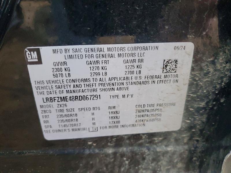 Продаж на аукціоні авто 2024 Buick Envision, vin: LRBFZME48RD067291, номер лоту: 51467556