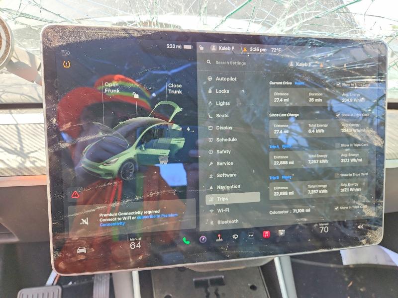 Aukcja sprzedaży 2021 Tesla Model Y, vin: 5YJYGDEE9MF077368, numer aukcji: 48948906