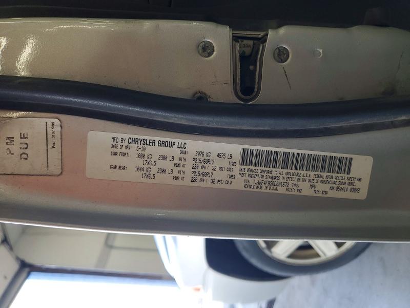 Продажа на аукционе авто 2010 Jeep Compass, vin: 1J4NF4FB5AD601672, номер лота: 49597866