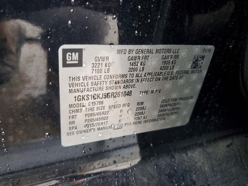 Продаж на аукціоні авто 2016 Gmc Yukon, vin: 1GKS1CKJ5GR261048, номер лоту: 48288606