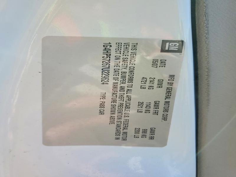 49246976 :رقم المزاد ، 1G4HP57267U229624 vin ، 2007 Buick Lucerne مزاد بيع