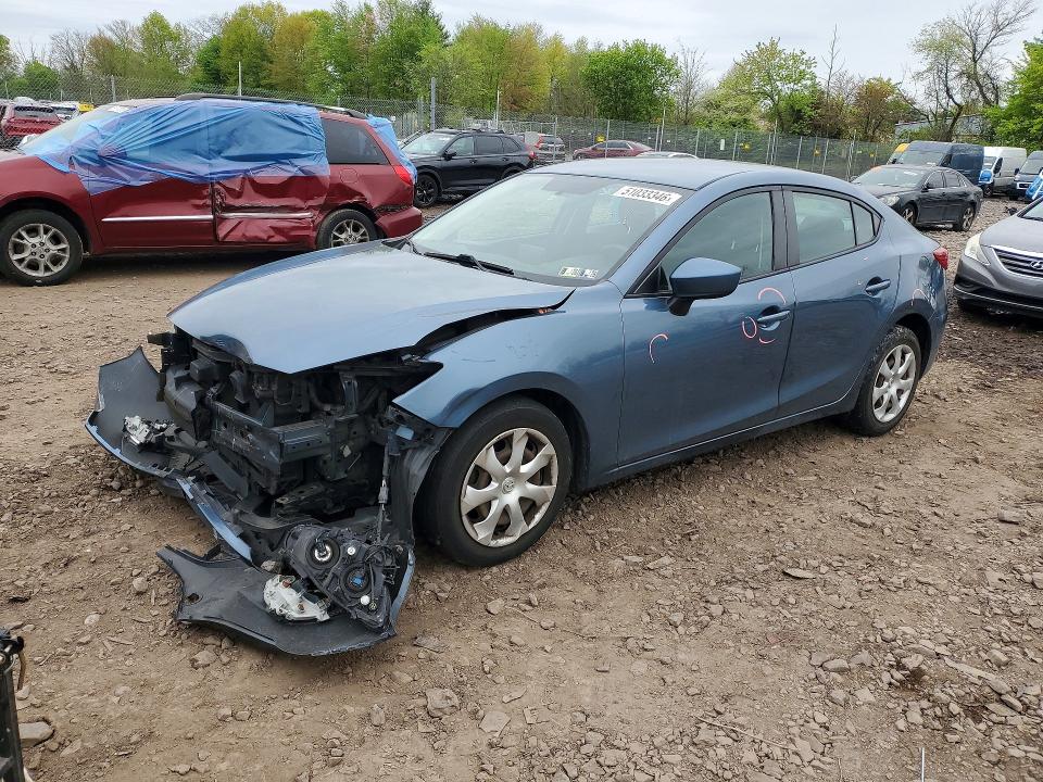 51033346 :رقم المزاد ، 3MZBM1T77GM254417 vin ، 2016 Mazda 3 مزاد بيع