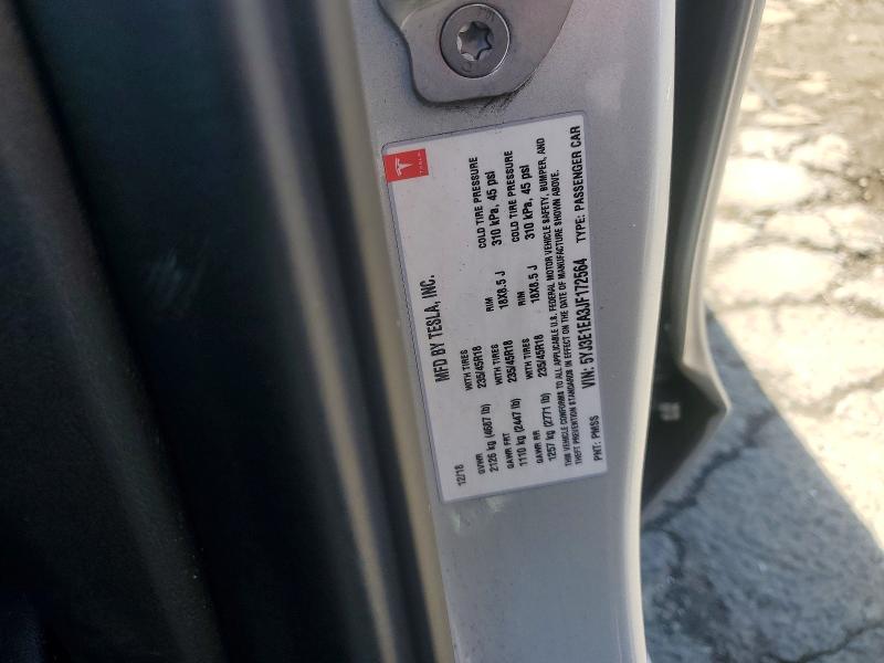 Aukcja sprzedaży 2018 Tesla Model 3, vin: 5YJ3E1EA3JF172564, numer aukcji: 49756696