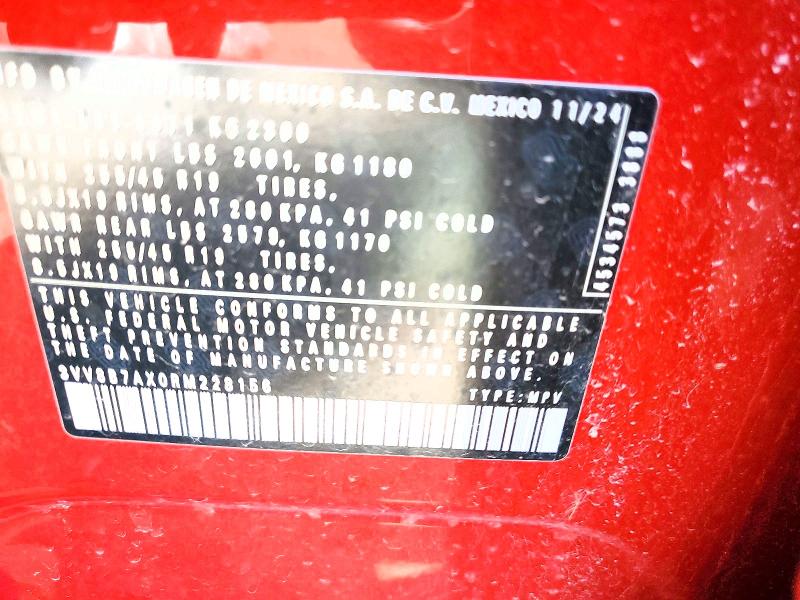 49960986 :رقم المزاد ، 3VV8B7AX0RM228156 vin ، 2024 Volkswagen Tiguan مزاد بيع