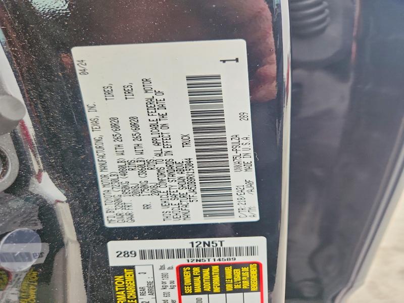 51861536 :رقم المزاد ، 5TFJA5DB8RX193044 vin ، 2024 Toyota Tundra مزاد بيع