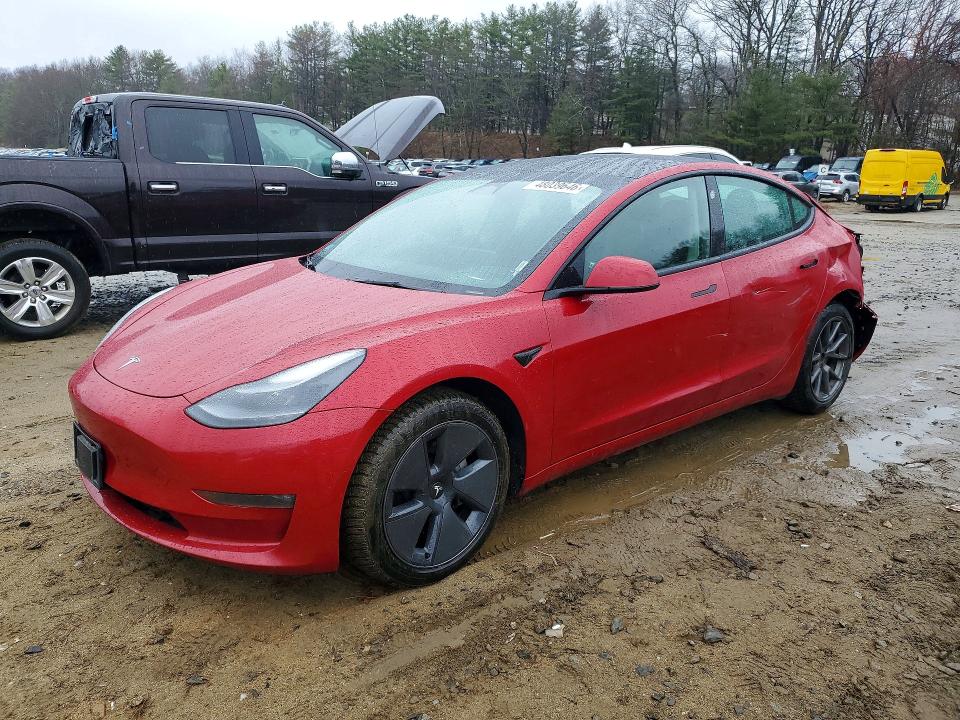 Продаж на аукціоні авто 2022 Tesla Model 3, vin: 5YJ3E1EB7NF318642, номер лоту: 48039646