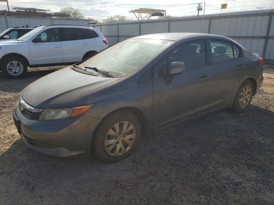 48667686 :رقم المزاد ، 2HGFB2F50CH332718 vin ، 2012 Honda Civic مزاد بيع