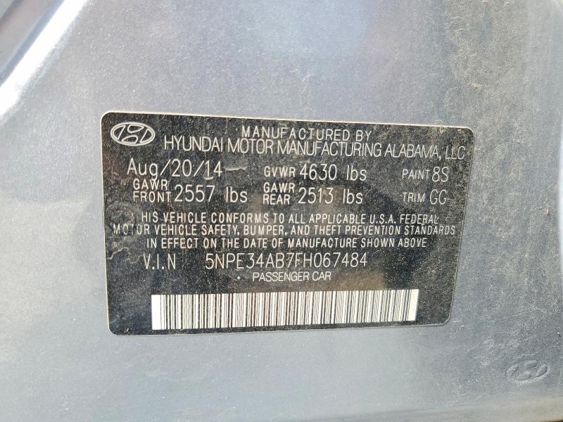 Продажа на аукционе авто 2015 Hyundai Sonata, vin: 5NPE34AB7FH067484, номер лота: 51450426