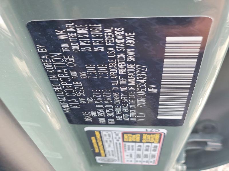 Продажа на аукционе авто 2025 Kia Sorento Hybrid, vin: KNDRHDJG1S5423727, номер лота: 48244786