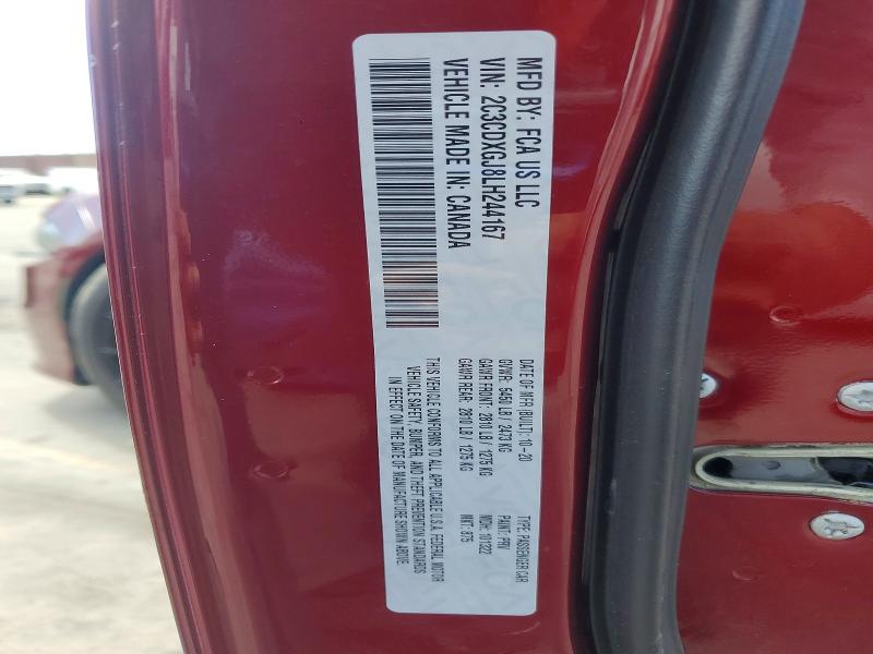 Aukcja sprzedaży 2020 Dodge Charger, vin: 2C3CDXGJ8LH244167, numer aukcji: 51464046