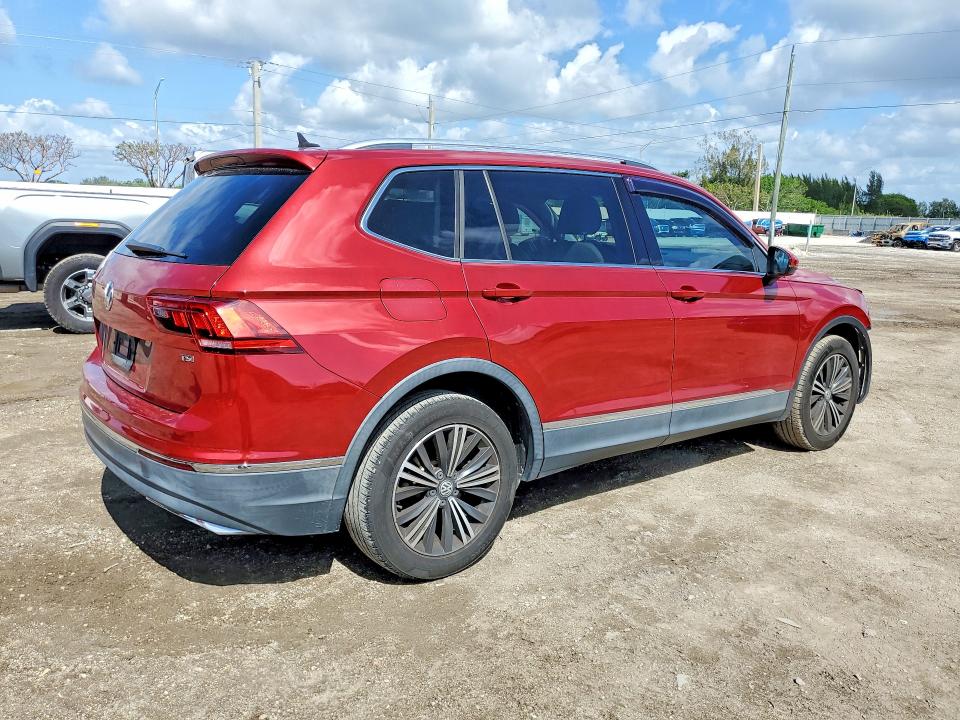 2018 Volkswagen Tiguan მანქანა იყიდება აუქციონზე, vin: 3VV3B7AX7JM019849, აუქციონის ნომერი: 49446776