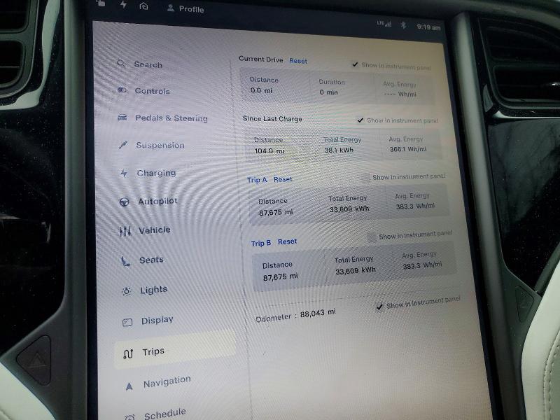 48497896 :رقم المزاد ، 5YJXCBE28KF198715 vin ، 2019 Tesla Model X مزاد بيع
