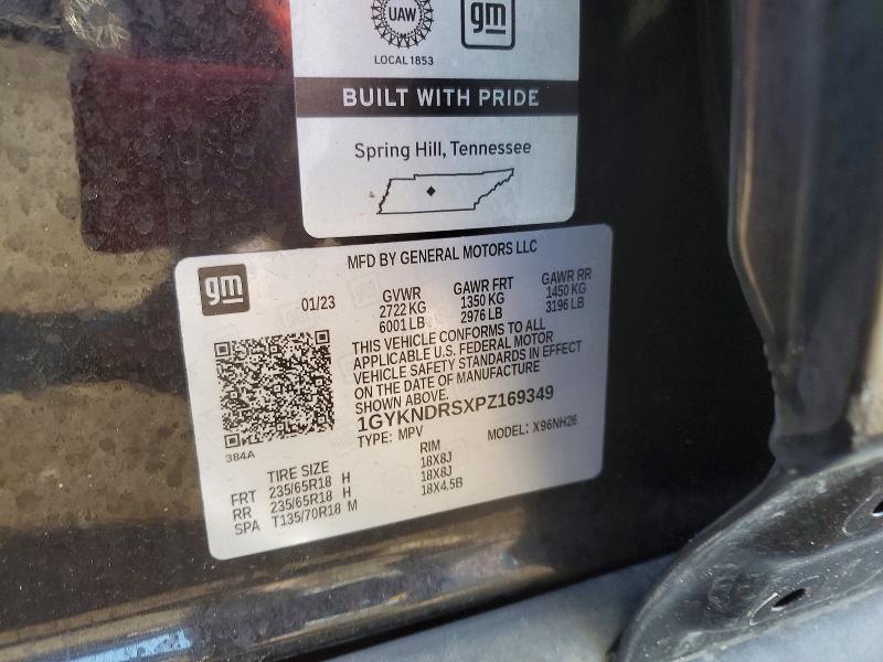 Aukcja sprzedaży 2023 Cadillac Xt5, vin: 1GYKNDRSXPZ169349, numer aukcji: 49276536