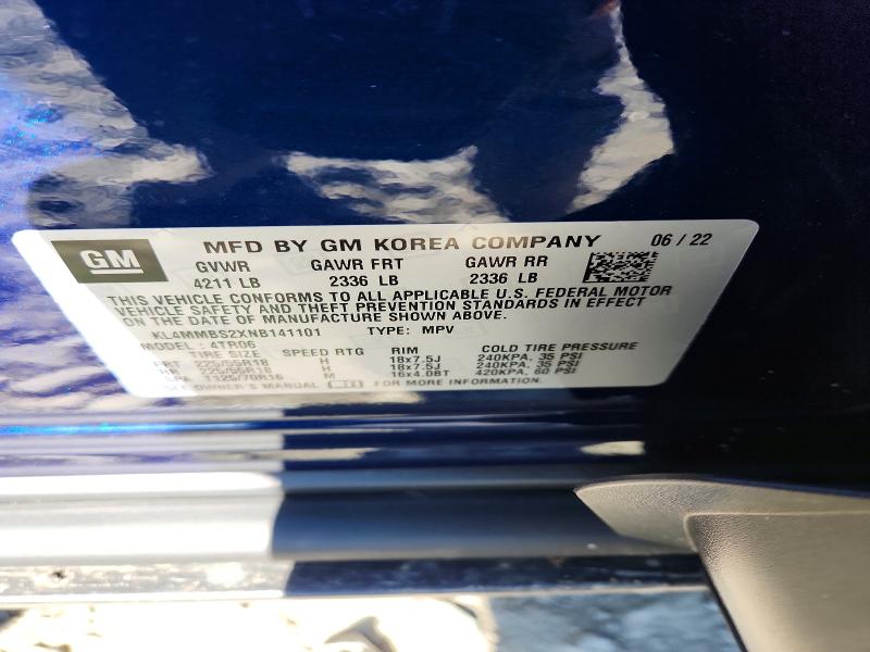 Продажа на аукционе авто 2022 Buick Encore Gx, vin: KL4MMBS2XNB141101, номер лота: 49105896
