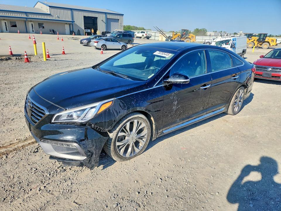 2015 Hyundai Sonata მანქანა იყიდება აუქციონზე, vin: 5NPE34AB6FH251816, აუქციონის ნომერი: 78285445
