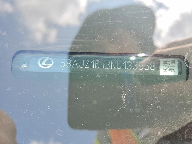 2022 Lexus Es მანქანა იყიდება აუქციონზე, vin: 58AJZ1B13NU133958, აუქციონის ნომერი: 50945466