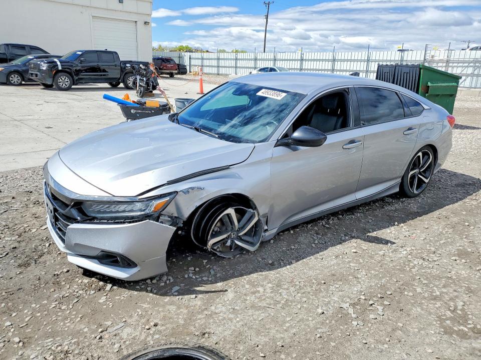 48933896 :رقم المزاد ، 1HGCV1F31MA026114 vin ، 2021 Honda Accord مزاد بيع