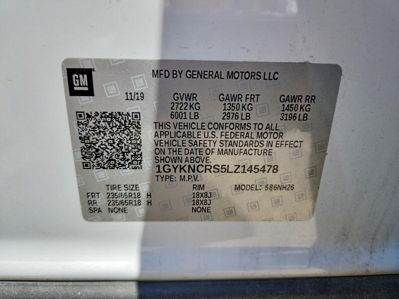Продаж на аукціоні авто 2020 Cadillac Xt5, vin: 1GYKNCRS5LZ145478, номер лоту: 49563686