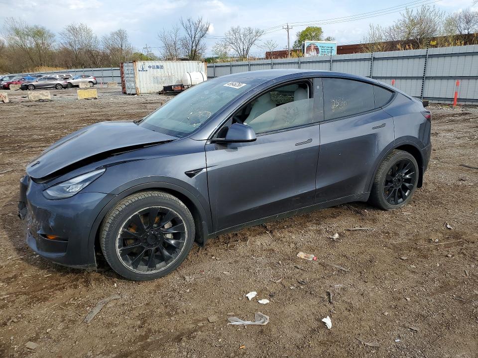 Auction sale of the 2021 Tesla Model Y, vin: 5YJYGDEE3MF244159, lot number: 49646256