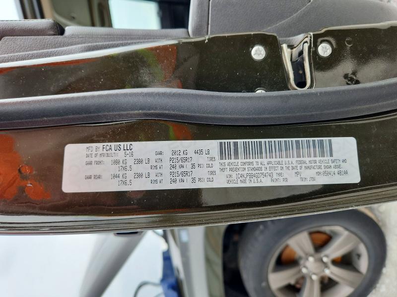 49645856 :رقم المزاد ، 1C4NJPBB4GD754743 vin ، 2016 Jeep Patriot مزاد بيع