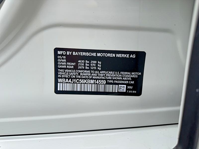 Aukcja sprzedaży 2019 Bmw 430i, vin: WBA4J1C56KBM14559, numer aukcji: 49665916
