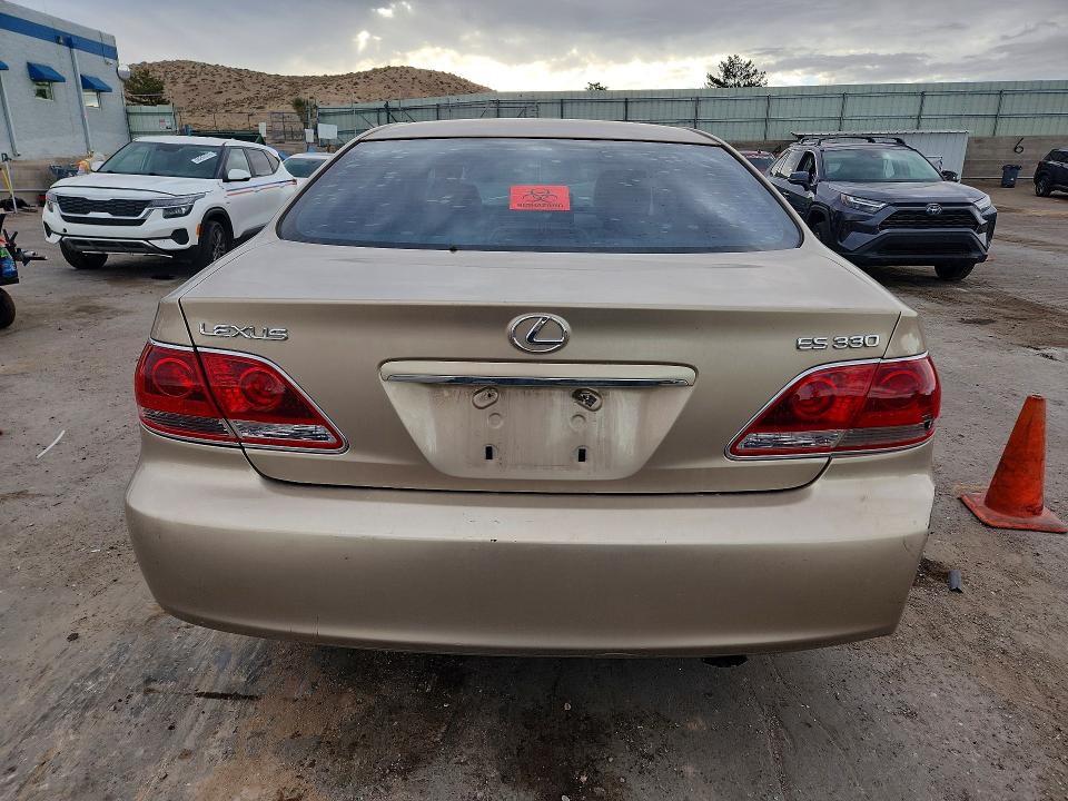 Auction sale of the 2005 Lexus Es, vin: JTHBA30G755125395, lot number: 50351506