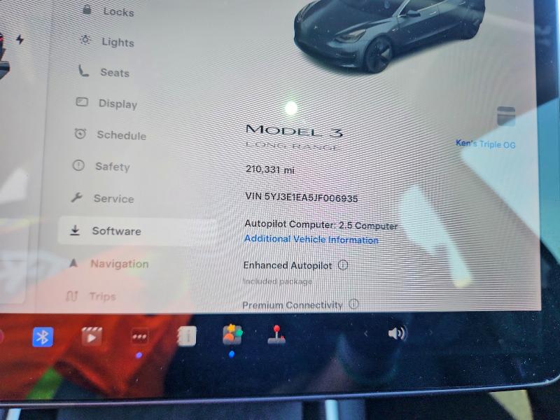 Продаж на аукціоні авто 2018 Tesla Model 3, vin: 5YJ3E1EA5JF006935, номер лоту: 50069586