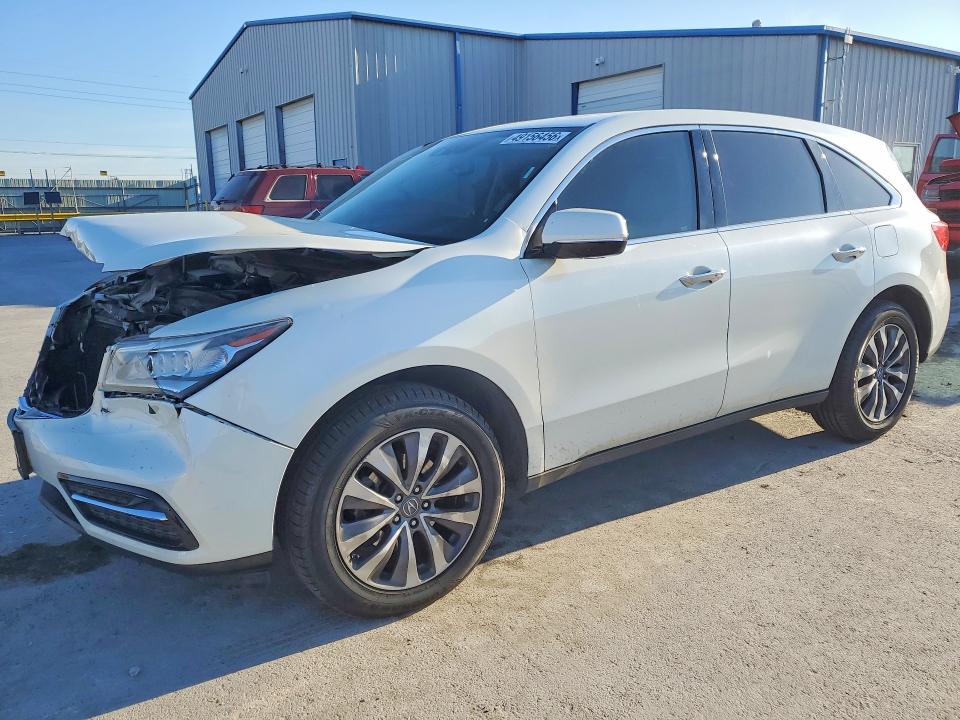 49156456 :رقم المزاد ، 5FRYD3H49FB006436 vin ، 2015 Acura Mdx مزاد بيع