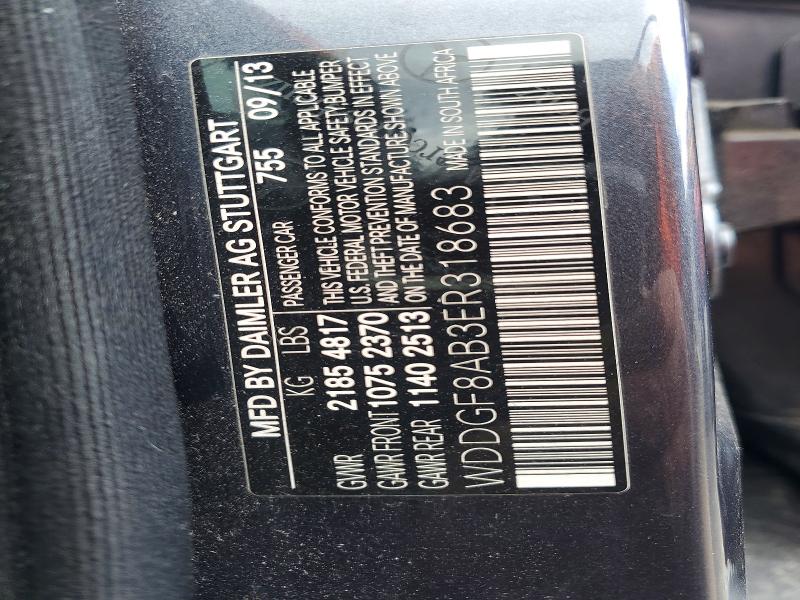 Продажа на аукционе авто 2014 Mercedes-benz C, vin: WDDGF8AB3ER318683, номер лота: 50625156