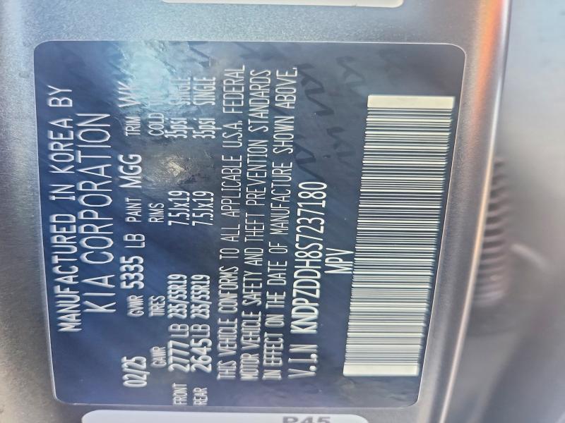 49008136 :رقم المزاد ، KNDPZDDH8S7237180 vin ، 2025 Kia Sportage Plug-in Hybrid مزاد بيع