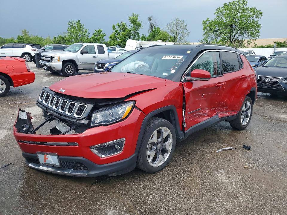 Продажа на аукционе авто 2020 Jeep Compass, vin: 3C4NJDCB4LT244846, номер лота: 51177826