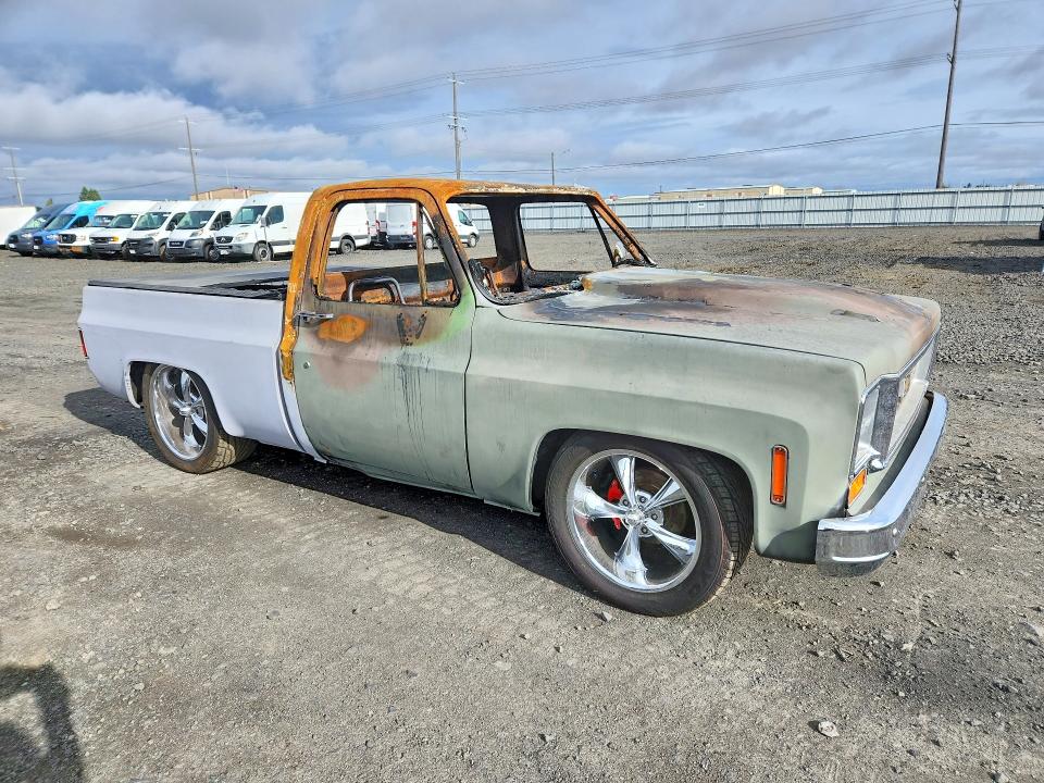 49793196 :رقم المزاد ، TCX143Z517386 vin ، 1973 Gmc C1500 مزاد بيع