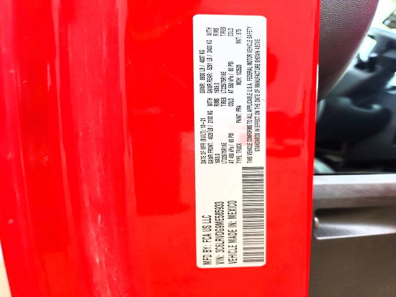 Aukcja sprzedaży 2021 Ram Promaster 2500, vin: 3C6LRVDG9ME585933, numer aukcji: 51031156