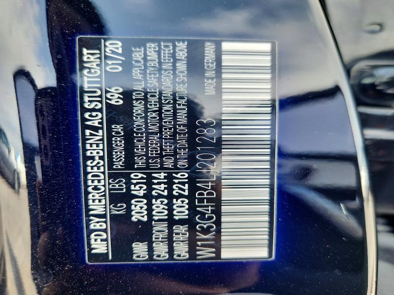 Продаж на аукціоні авто 2020 Mercedes-benz A, vin: W1K3G4FB4LJ201283, номер лоту: 48567626