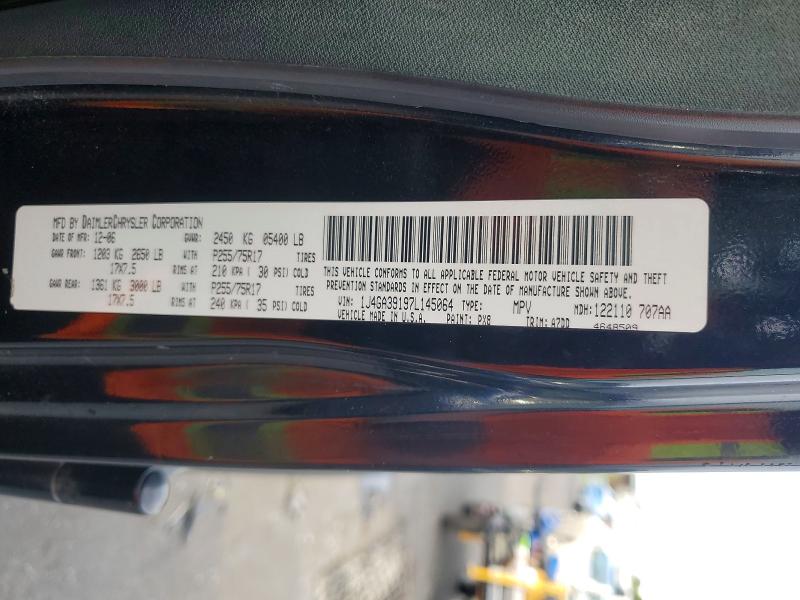 Aukcja sprzedaży 2007 Jeep Wrangler, vin: 1J4GA39197L145064, numer aukcji: 48791176