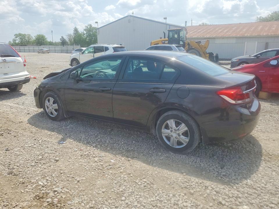 51077076 :رقم المزاد ، 19XFB2F53DE006598 vin ، 2013 Honda Civic مزاد بيع