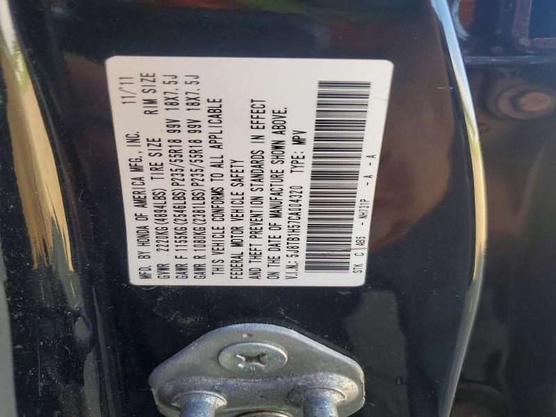 Продаж на аукціоні авто 2012 Acura Rdx, vin: 5J8TB1H57CA004320, номер лоту: 50195456