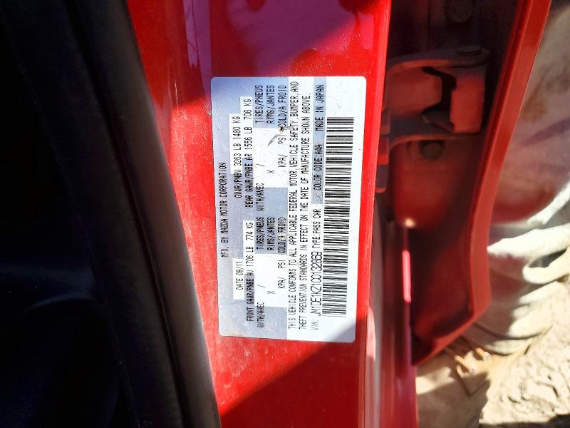 2012 Mazda Mazda2 მანქანა იყიდება აუქციონზე, vin: JM1DE1KZ1C0132869, აუქციონის ნომერი: 51179136
