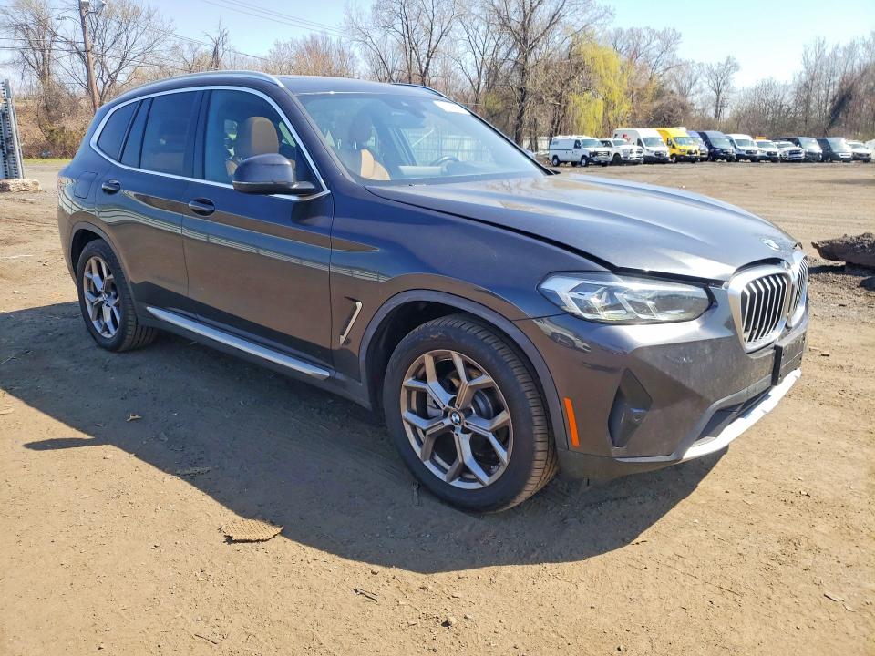 2022 Bmw X3 მანქანა იყიდება აუქციონზე, vin: 5UX53DP03N9K46049, აუქციონის ნომერი: 49221626