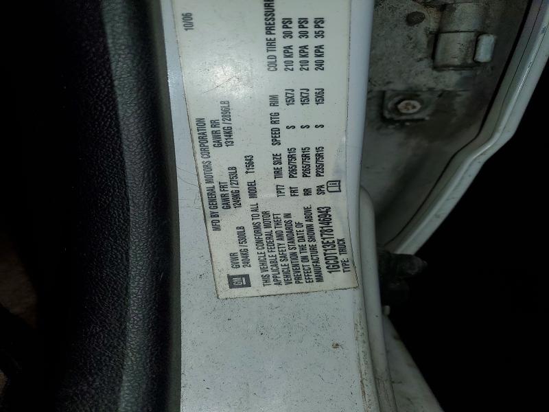 Aukcja sprzedaży 2007 Chevrolet Colorado, vin: 1GCDT13E178146943, numer aukcji: 48890956