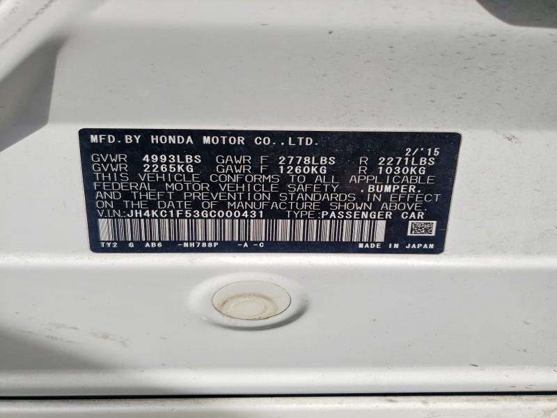 Продажа на аукционе авто 2016 Acura Rlx, vin: JH4KC1F53GC000431, номер лота: 50855486