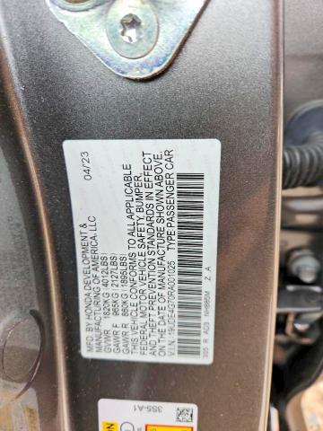 Auction sale of the 2024 Acura Integra, vin: 19UDE4G70RA001025, lot number: 49556836