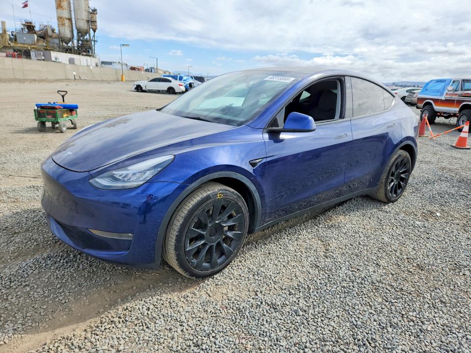 Auction sale of the 2022 Tesla Model Y, vin: 7SAYGDEEXNA021778, lot number: 48315866