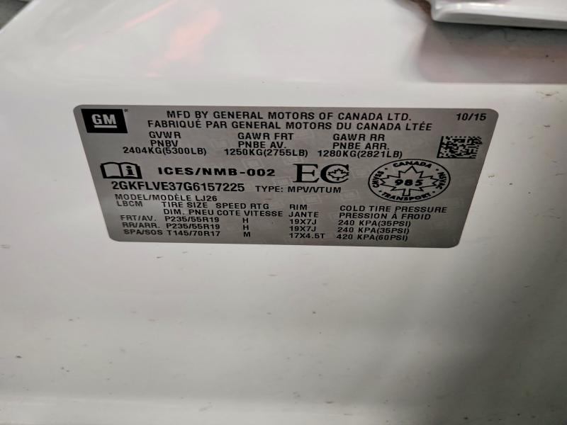 Продажа на аукционе авто 2016 Gmc Terrain, vin: 2GKFLVE37G6157225, номер лота: 48954236