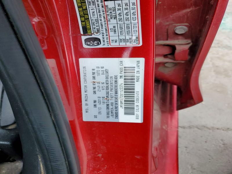 Aukcja sprzedaży 2014 Mazda 3, vin: JM1BM1U72E1123374, numer aukcji: 50781796