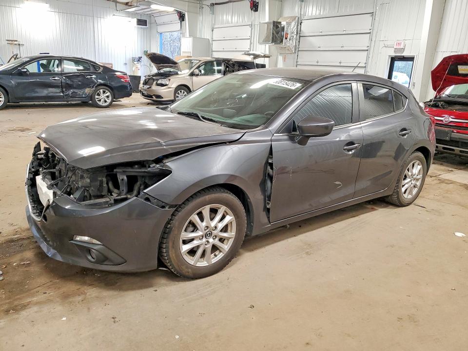 50815426 :رقم المزاد ، JM1BM1L73F1254414 vin ، 2015 Mazda 3 مزاد بيع