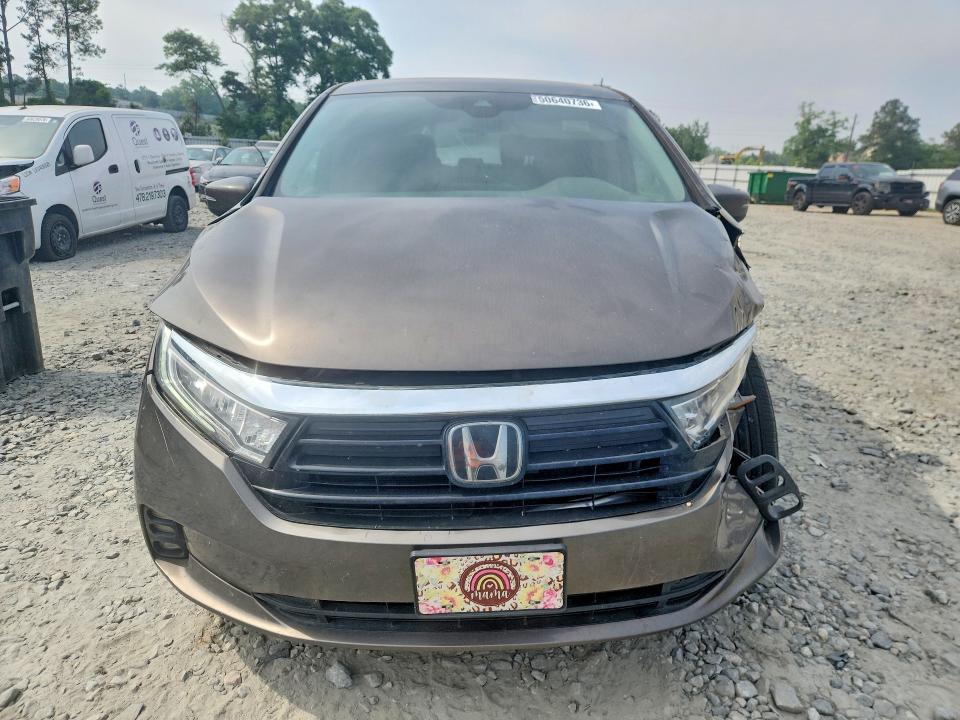 2022 Honda Odyssey მანქანა იყიდება აუქციონზე, vin: 5FNRL6H52NB003928, აუქციონის ნომერი: 50640736