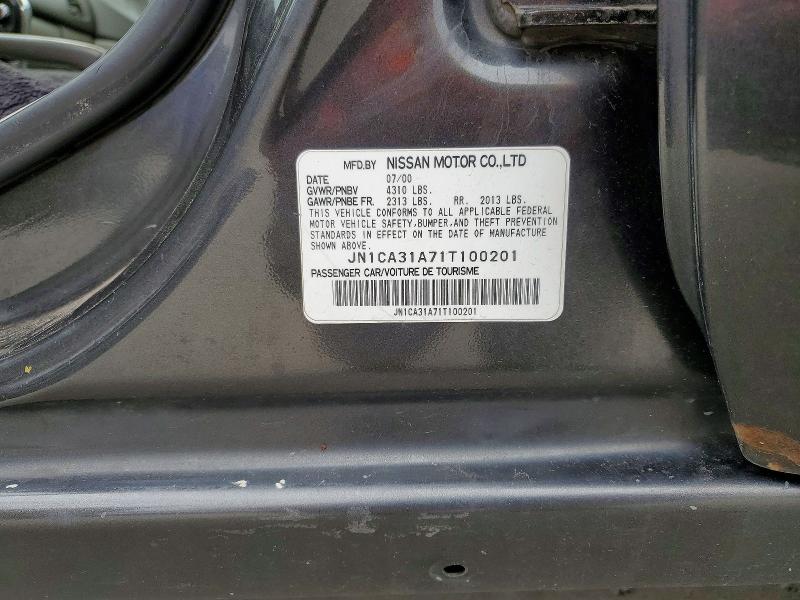 Продажа на аукционе авто 2001 Nissan Maxima, vin: JN1CA31A71T100201, номер лота: 51087696