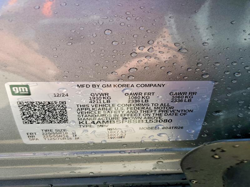Aukcja sprzedaży 2025 Buick Encore Gx, vin: KL4AMBSP8SB153080, numer aukcji: 48747126