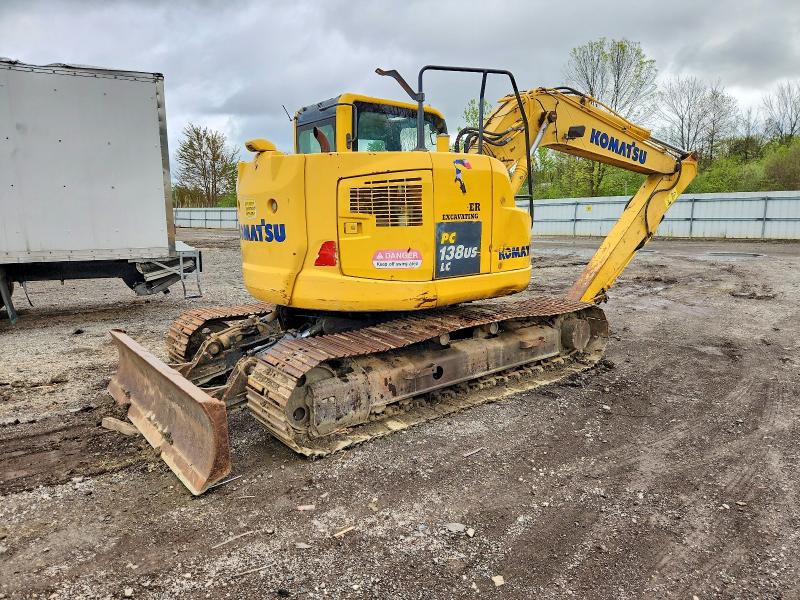 50598056 :رقم المزاد ، KMTPC245J01040225 vin ، 2014 Komatsu Pc138uslc مزاد بيع